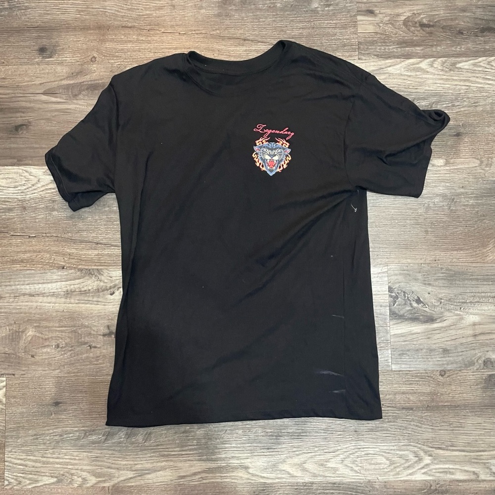 legendary Stay true to u Black Graphic T-Shirt kids